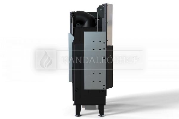 Defro Home Intra SM BP G légfűtéses jobbos sarki üvegű kandallóbetét kandalloshop