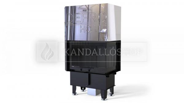 Defro Home Intra SM BP MINI G légfűtéses sarki üvegű kandallóbetét liftes tolóajtóval kandalloshop