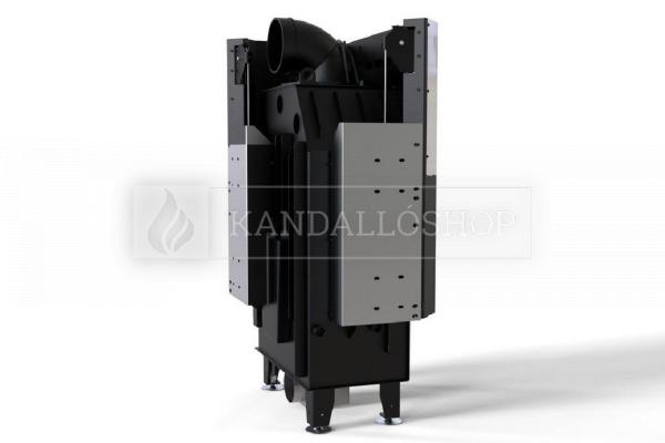 Defro Home Intra SM BP MINI G légfűtéses sarki üvegű kandallóbetét liftes tolóajtóval kandalloshop