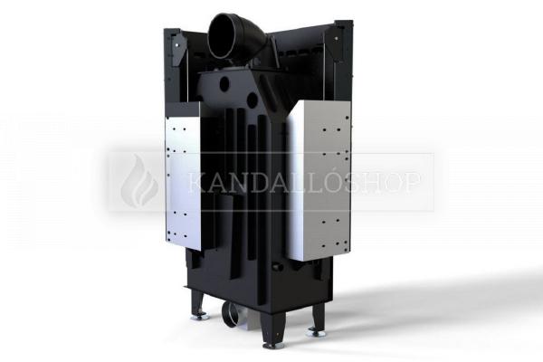 Defro Home Intra SM BP MINI G légfűtéses sarki üvegű kandallóbetét liftes tolóajtóval kandalloshop