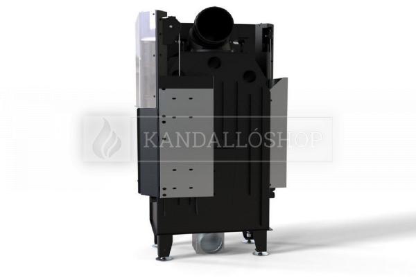 Defro Home Intra SM BP MINI G légfűtéses sarki üvegű kandallóbetét liftes tolóajtóval kandalloshop