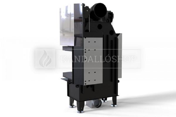 Defro Home Intra SM BP MINI G légfűtéses sarki üvegű kandallóbetét liftes tolóajtóval kandalloshop