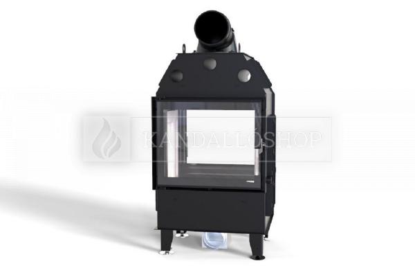 Defro Home Intra SM T kétoldali légfűtéses kandallóbetét sík üveggel kandalloshop