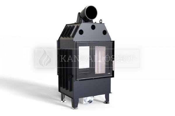 Defro Home Intra SM T kétoldali légfűtéses kandallóbetét sík üveggel kandalloshop