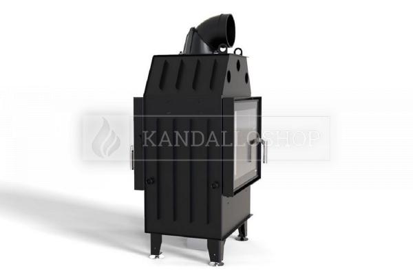 Defro Home Intra SM T kétoldali légfűtéses kandallóbetét sík üveggel kandalloshop