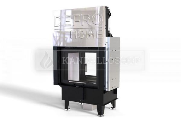 Defro Home Intra SM T G kétoldali légfűtéses kandallóbetét sík üveggel és liftes tolóajtóval kandalloshop