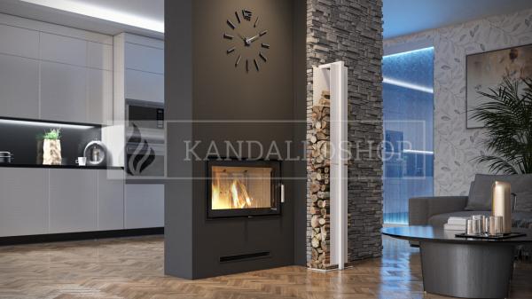 Defro Home Intra SM SLIM légfűtéses kandallóbetét sík üveggel kandalloshop