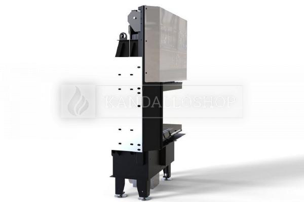 Defro Home Intra SM BP G SLIM légfűtéses jobbos sarki üvegű kandallóbetét kandalloshop