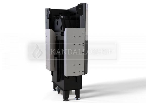 Defro Home Intra SM BP G SLIM légfűtéses jobbos sarki üvegű kandallóbetét kandalloshop