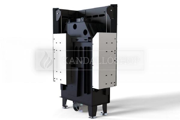 Defro Home Intra SM BP G SLIM légfűtéses jobbos sarki üvegű kandallóbetét kandalloshop