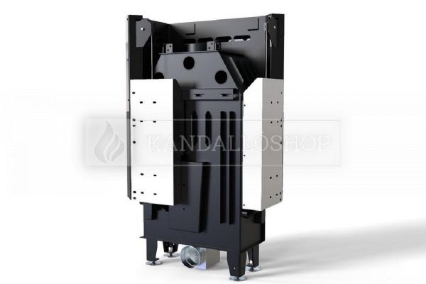 Defro Home Intra SM BP G SLIM légfűtéses jobbos sarki üvegű kandallóbetét kandalloshop