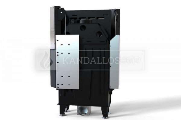 Defro Home Intra SM BP G SLIM légfűtéses jobbos sarki üvegű kandallóbetét kandalloshop