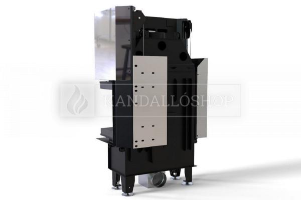 Defro Home Intra SM BP G SLIM légfűtéses jobbos sarki üvegű kandallóbetét kandalloshop