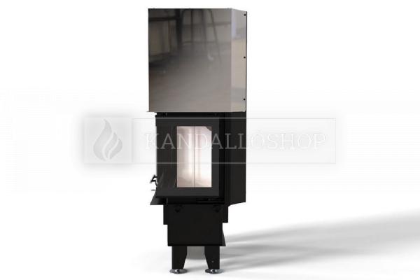 Defro Home Intra SM BP G SLIM légfűtéses jobbos sarki üvegű kandallóbetét kandalloshop