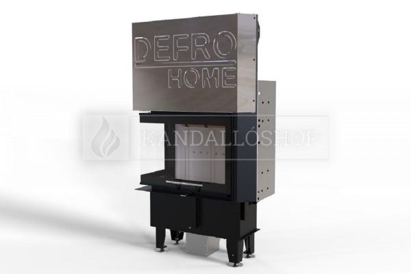 Defro Home Intra SM BL G SLIM légfűtéses jobbos sarki üvegű kandallóbetét kandalloshop