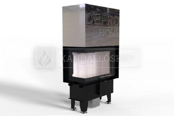 Defro Home Intra SM BL G SLIM légfűtéses jobbos sarki üvegű kandallóbetét kandalloshop