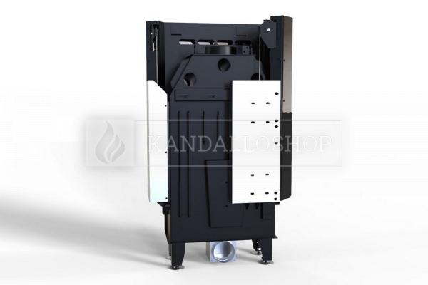 Defro Home Intra SM BL G SLIM légfűtéses jobbos sarki üvegű kandallóbetét kandalloshop