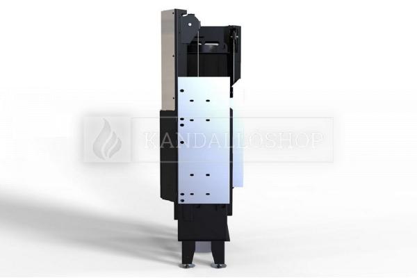 Defro Home Intra SM BL G SLIM légfűtéses jobbos sarki üvegű kandallóbetét kandalloshop