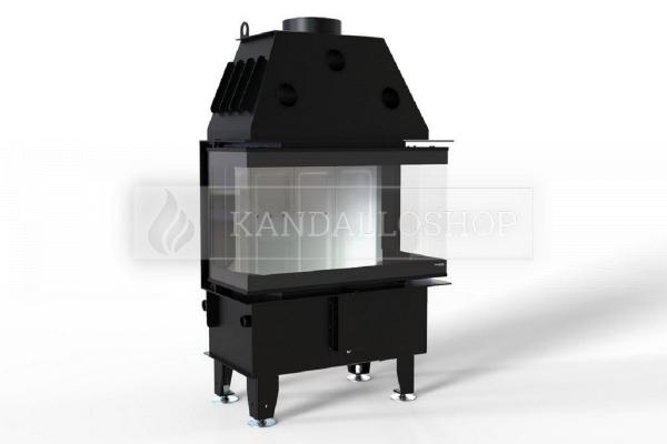 Defro Home Intra SM C háromoldalú légfűtéses kandallóbetét oldalra nyíló ajtóval kandalloshop