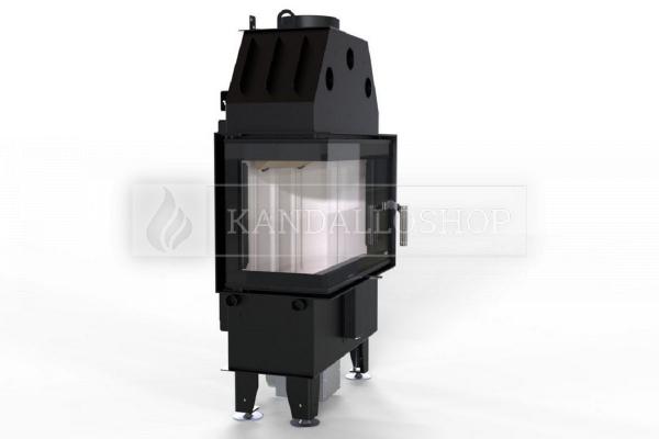 Defro Home Intra SM BL SLIM légfűtéses sarki üvegű kandallóbetét kandalloshop