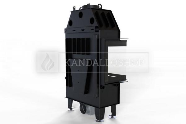 Defro Home Intra SM BL SLIM légfűtéses sarki üvegű kandallóbetét kandalloshop