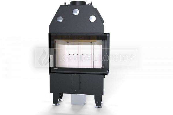 Defro Home Intra SM BP SLIM légfűtéses sarki üvegű kandallóbetét kandalloshop