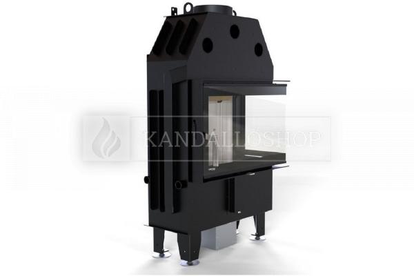 Defro Home Intra SM BP SLIM légfűtéses sarki üvegű kandallóbetét kandalloshop