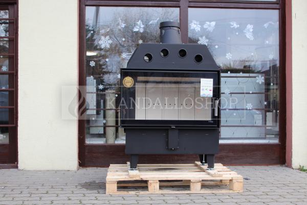 Defro Home Intra ME BL légfűtéses kandallóbetét balos sarki üveggel kandalloshop