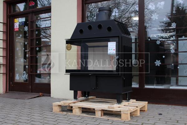 Defro Home Intra ME BL légfűtéses kandallóbetét balos sarki üveggel kandalloshop