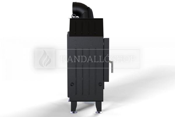 Defro Home Intra ME BP légfűtéses kandallóbetét jobbos sarki üveggel kandalloshop