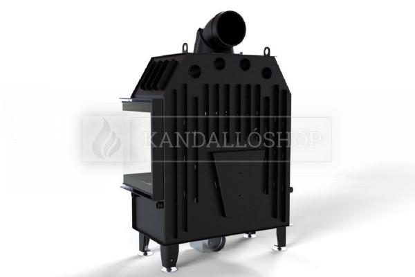 Defro Home Intra ME BP légfűtéses kandallóbetét jobbos sarki üveggel kandalloshop
