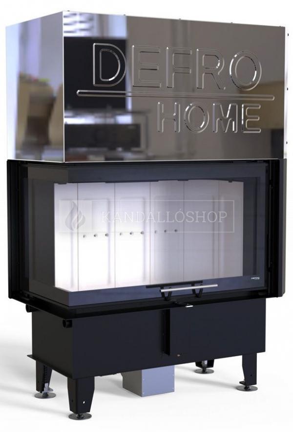 Defro Home Intra ME BL légfűtéses kandallóbetét balos sarki üveggel kandalloshop