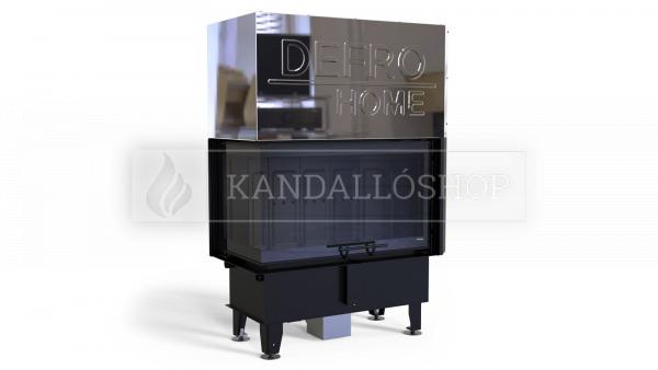 Defro Home Intra ME BL légfűtéses kandallóbetét balos sarki üveggel kandalloshop