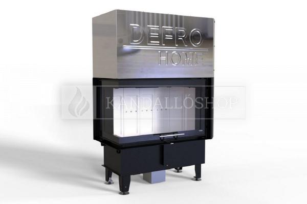 Defro Home Intra ME BL légfűtéses kandallóbetét balos sarki üveggel kandalloshop