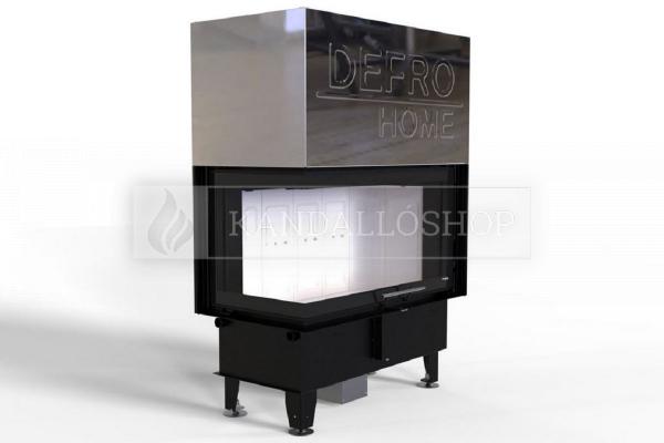 Defro Home Intra ME BL légfűtéses kandallóbetét balos sarki üveggel kandalloshop