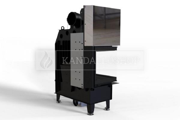 Defro Home Intra ME BL légfűtéses kandallóbetét balos sarki üveggel kandalloshop