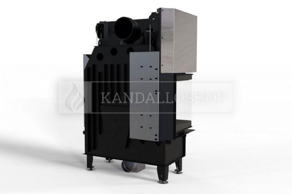 Defro Home Intra ME BL légfűtéses kandallóbetét balos sarki üveggel kandalloshop