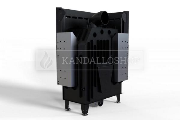 Defro Home Intra ME BL légfűtéses kandallóbetét balos sarki üveggel kandalloshop