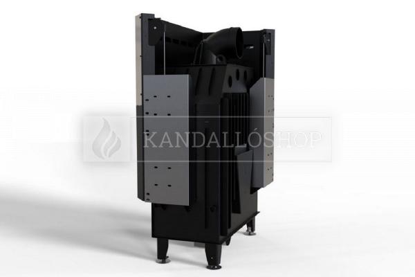 Defro Home Intra ME BL légfűtéses kandallóbetét balos sarki üveggel kandalloshop