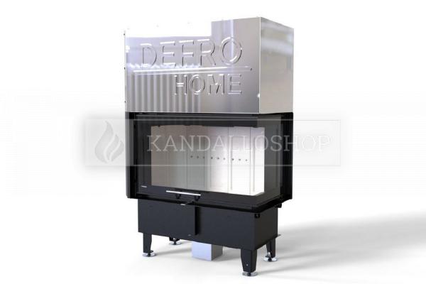 Defro Home Intra ME BP G légfűtéses kandallóbetét jobbos sarki üveggel kandalloshop