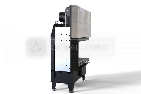 Defro Home Intra ME BP G légfűtéses kandallóbetét jobbos sarki üveggel kandalloshop