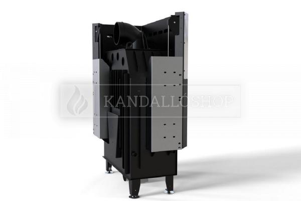 Defro Home Intra ME BP G légfűtéses kandallóbetét jobbos sarki üveggel kandalloshop