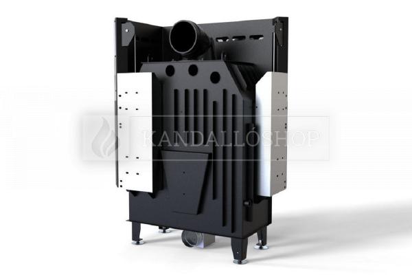 Defro Home Intra ME BP G légfűtéses kandallóbetét jobbos sarki üveggel kandalloshop