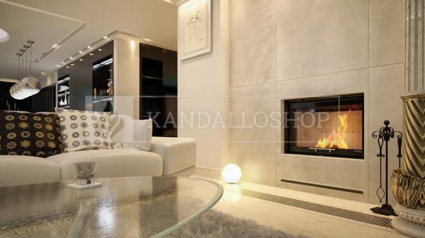 Defro Home Intra ME G légfűtéses kandallóbetét sík üveggel kandalloshop