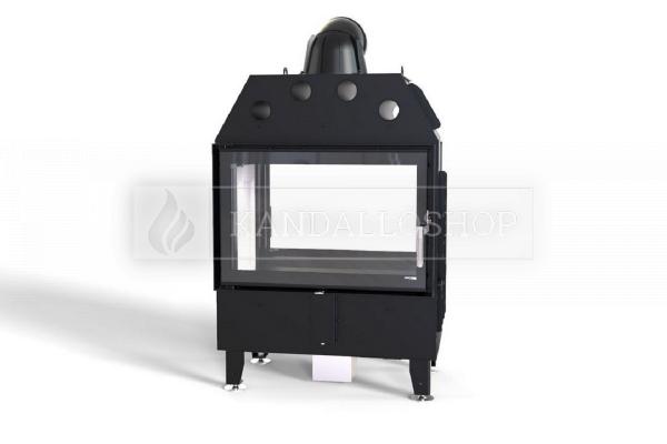 Defro Home Intra ME T légfűtéses kandallóbetét sík kétoldalas üveggel kandalloshop