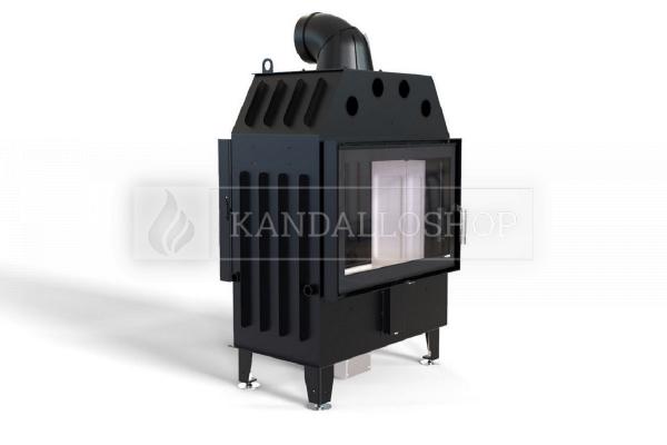 Defro Home Intra ME T légfűtéses kandallóbetét sík kétoldalas üveggel kandalloshop