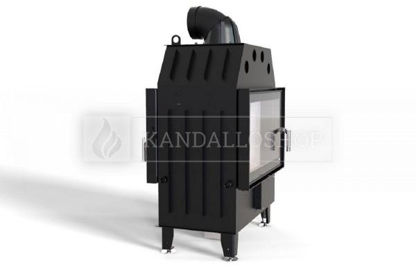 Defro Home Intra ME T légfűtéses kandallóbetét sík kétoldalas üveggel kandalloshop