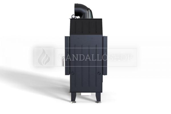 Defro Home Intra ME T légfűtéses kandallóbetét sík kétoldalas üveggel kandalloshop