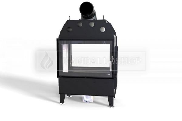 Defro Home Intra ME T légfűtéses kandallóbetét sík kétoldalas üveggel kandalloshop