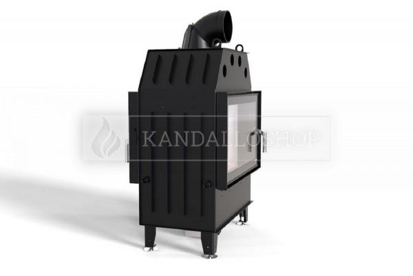 Defro Home Intra ME T légfűtéses kandallóbetét sík kétoldalas üveggel kandalloshop